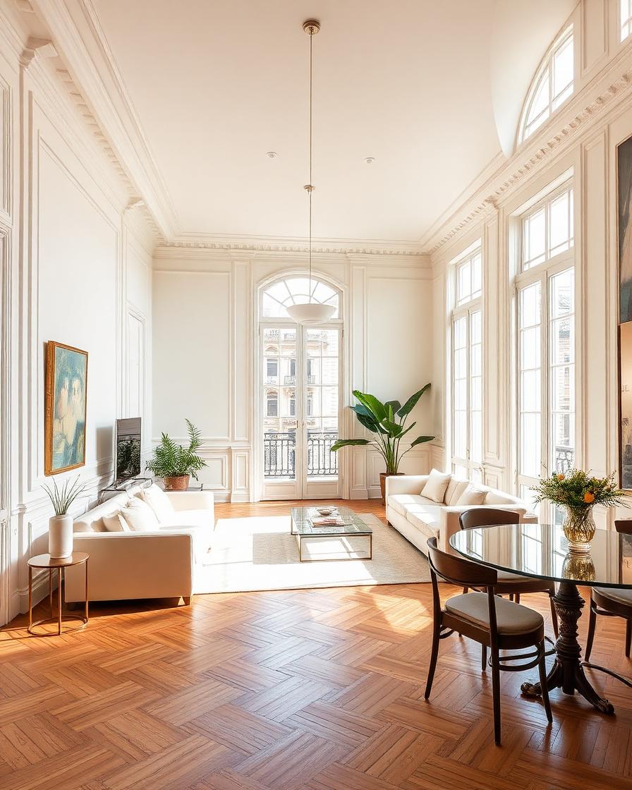 Intérieur d'appartement lyonnais haut de gamme géré par AG Conciergerie